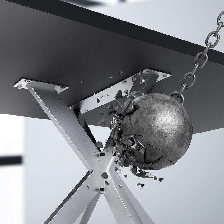 Actual product image CLP Biloxi steel table legs in star shape