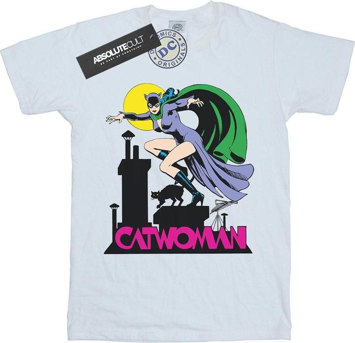 Actual product image Mens Catwoman Text Logo T-Shirt (XL)