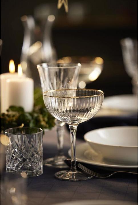 Image du produit Lyngby Verre - Palermo Cocktail glass 31 cl Gold 4 pc (3.15 dl, 4 x, Verres à apéritif)