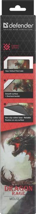 Produktbild Defender GAMING DRAGON RAGE M Mauspad 360x270x3mm (M)