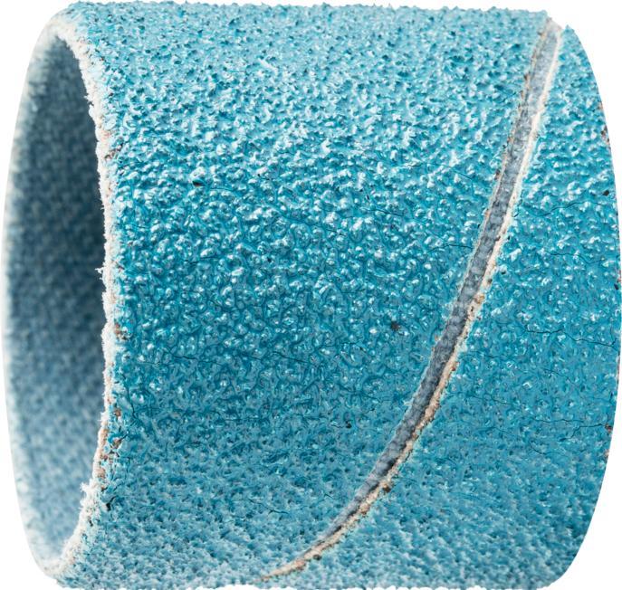 Immagine prodotto Pferd Manicotto abrasivo in zirconio GSB Cilindrico Ø 25x25 mm Z80 per un'elevata asportazione su acciaio (80)