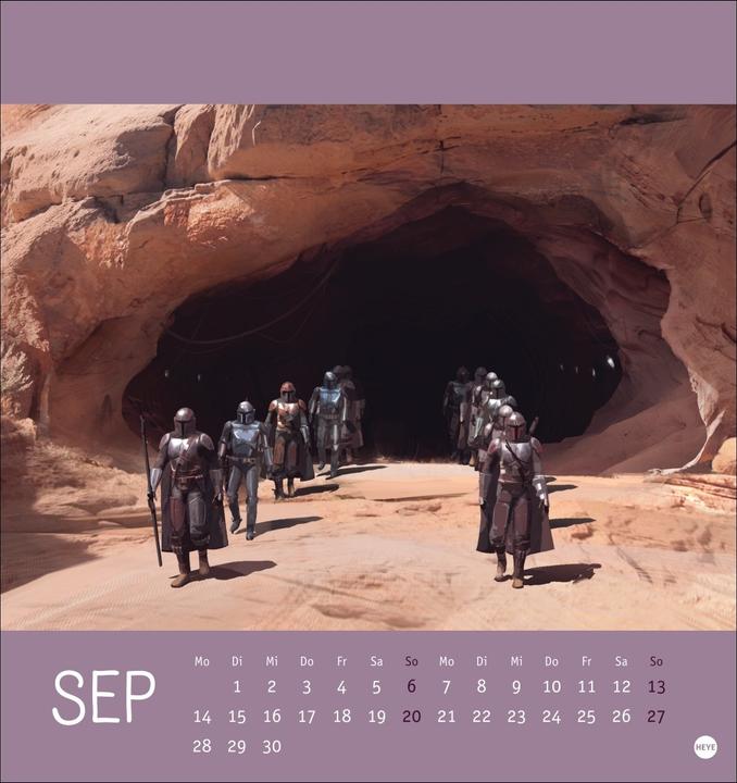 Produktbild The Mandalorian Postkartenkalender 2026 (Harter Einband, Deutsch)