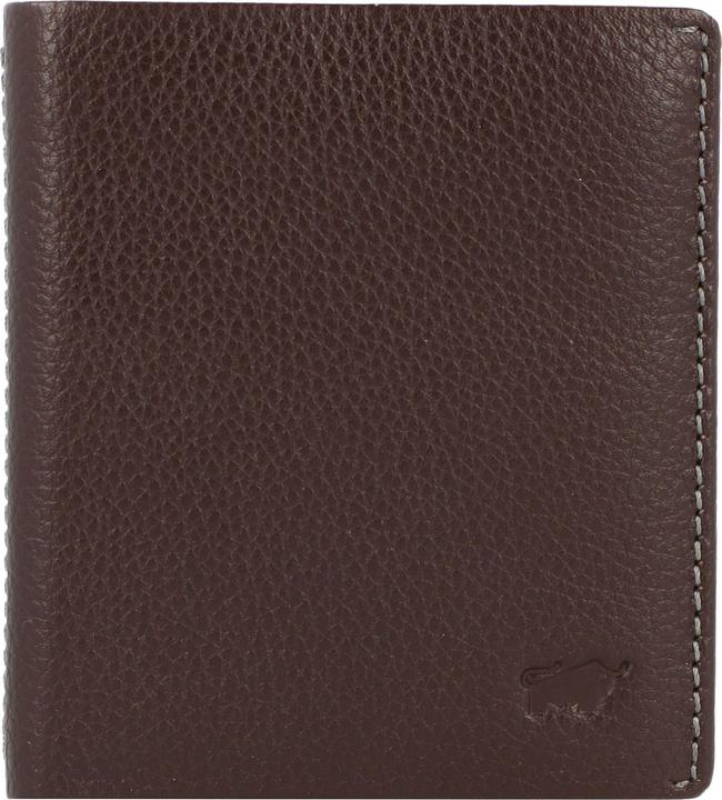 Actual product image Braun Büffel Prato wallet RFID protection leather 9 cm