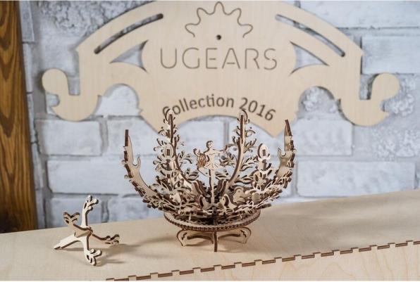 Actual product image Ugears Mechanical flower