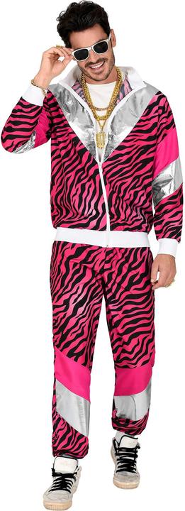 Produktbild Widmann 80er Jahre - Pinker Tiger Trainingsanzug (S)