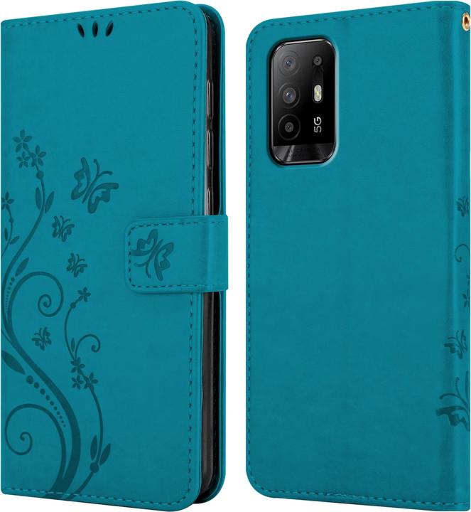 Actual product image Cadorabo Flower Book cover (Oppo A94 5G)