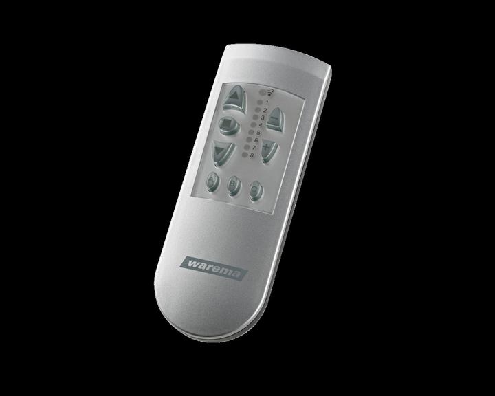 Actual product image Warema 2035342 EWFS hand-held transmitter 8-channel silver (Handheld transmitter)