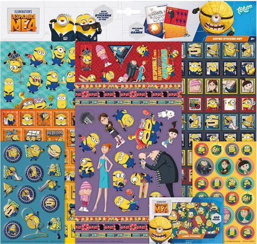 Image du produit Totum Set d'autocollants Minions XL