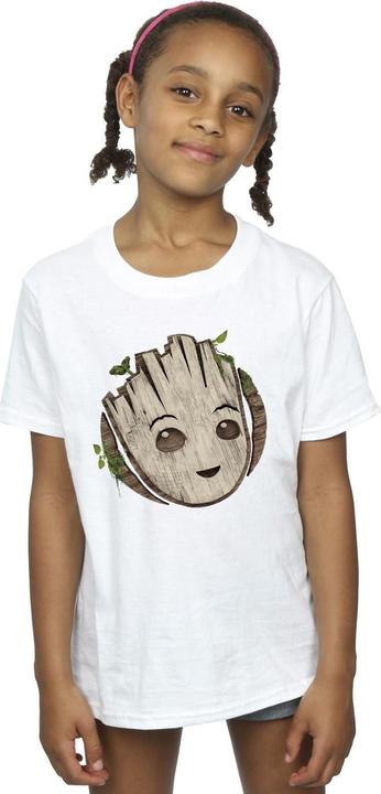 Immagine prodotto I Am Groot Wooden Head Maglietta Ragazze (140, 146)