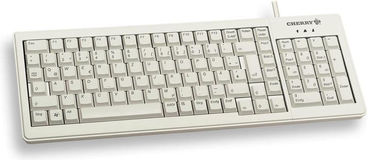 Produktbild CHERRY XS Complete Keyboard USB grey corded (US) US-Englisch mit EURO Symbol (US, Kabelgebunden)