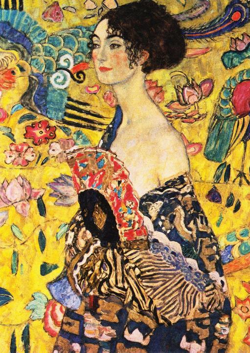 Actual product image Enjoy Puzzle ENJOY-1128 - Gustav Klimt: Lady with a Fan, Puzzle, 1000 Pieces (1000 pieces)