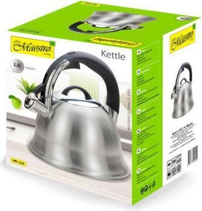 Actual product image Maestro Non-electric kettle MR-1320 Silver 3 L (3 l)