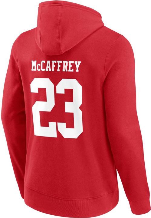 Actual product image Fanatics NFL San Francisco 49ers Hoody #23 Christian McCaffrey - L (L)