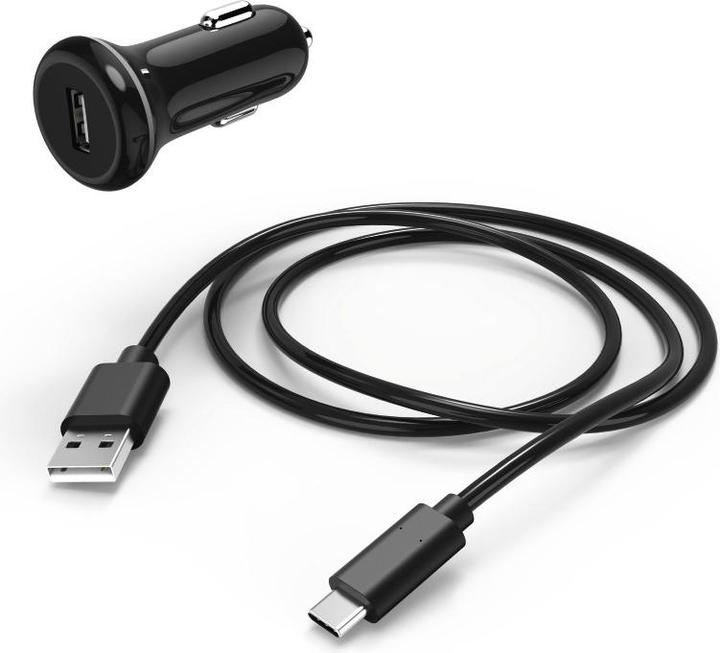 Produktbild Hama KFZ-Ladegerät mit USB-C-Kabel