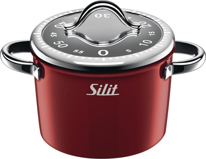 Produktbild Silit Kurzzeitwecker Eieruhr Küchentimer 60 Minuten Vitaliano Rosso