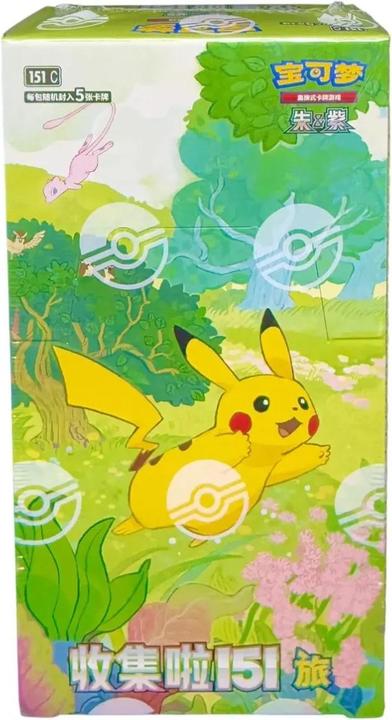 Produktbild Pokémon TCG: Chinese 151C Collect Journey Slim Booster Display (Chinesisch, Booster Display)