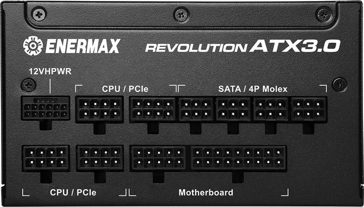 Immagine prodotto Enermax REVOLUTION ATX3.0 Enthusiast Gaming Streaming ATX PSU 1000W 80Plus Gold PCIe 5.0 Ready Full- (1200 W)