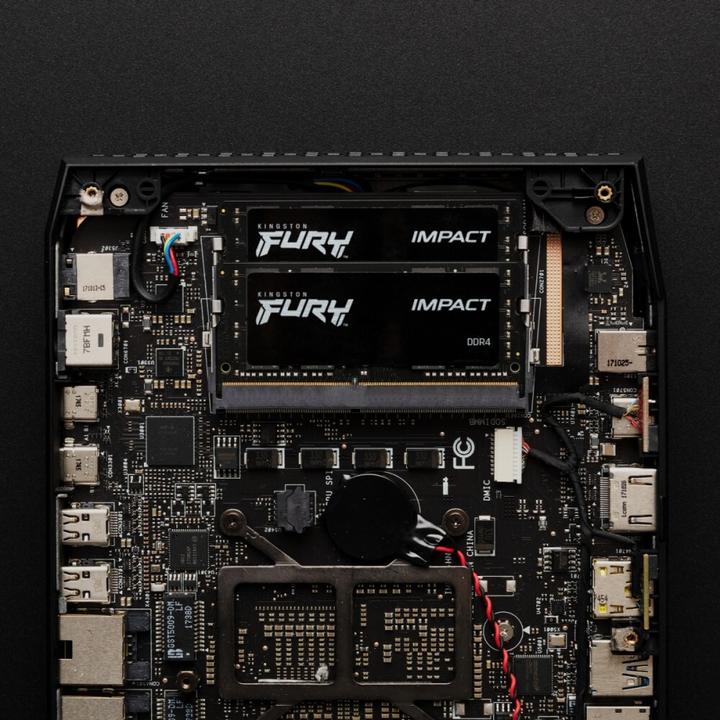 Actual product image Kingston FURY Impact (1 x 16GB, 3200 MHz, DDR4-RAM, SO-DIMM)