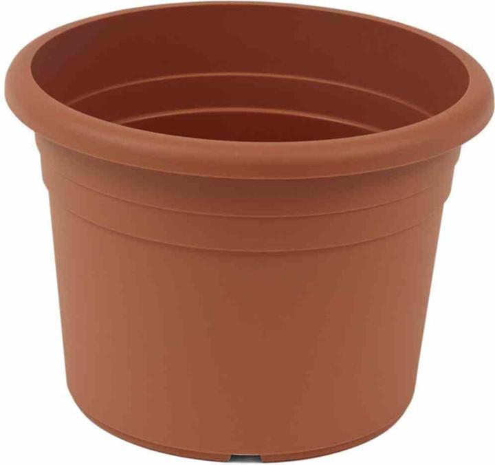 Siena Garden Basic planter, round, Ø 18x12.7 cm, made of matt plastic in terra (180 cm)