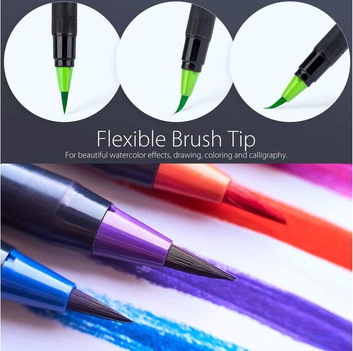 Produktbild Ohuhu Aquarell-Pinselstifte (Mehrfarbig, 24 x)