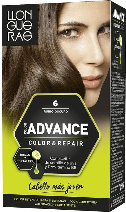 Llongueras COLOR ADVANCE #6-rubio oscuro (6)
