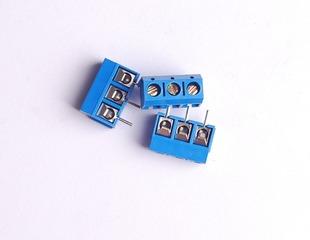 Image du produit KEFA Bloc de jonction pour C.I. avec raccordement à vis 5mm 3Pin bleu
