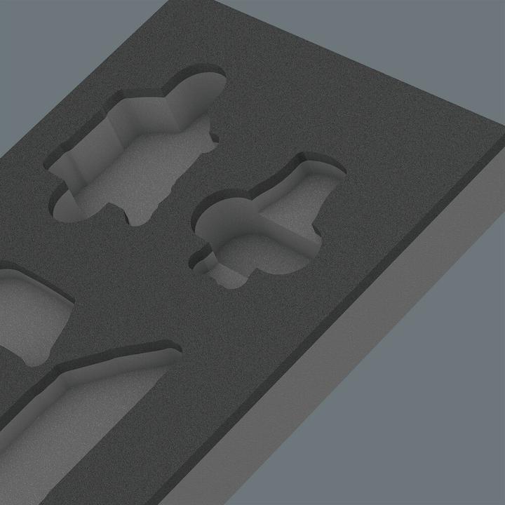 Produktbild Wera 9840 Schaumstoffeinlage Winkelschlüssel Set 1