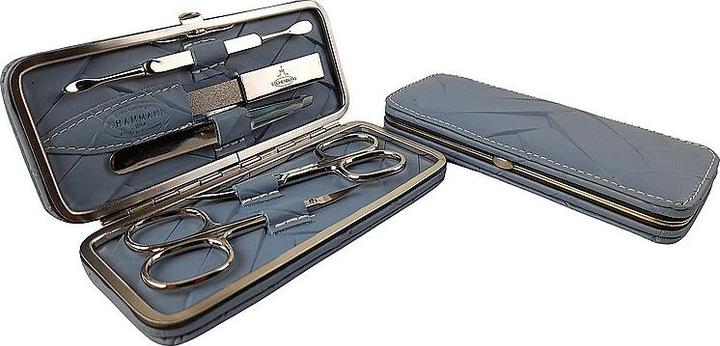 Produktbild Hammann Ledermanikürset (Hellblau, 5-teilig)