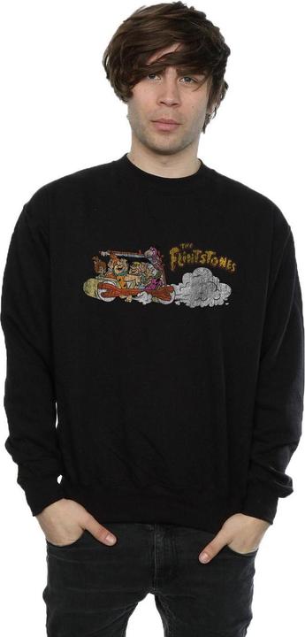 Produktbild The Flintstones Family Car Distressed Sweatshirt (M)