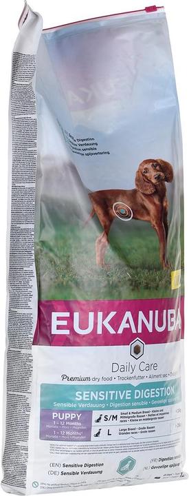 Image du produit Eukanuba Puppy Daily Care Sensitive Digestion - Croquettes pour chiens - 12 kg (Chiot + chaton, 1 pcs, 12000 g)
