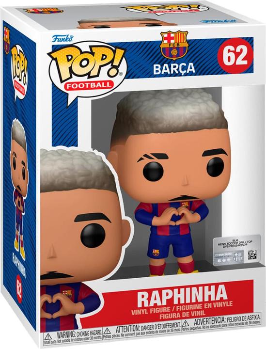 Actual product image Funko EFL POP! Football Vinyl Figure Barcelona - Raphinha 9 cm