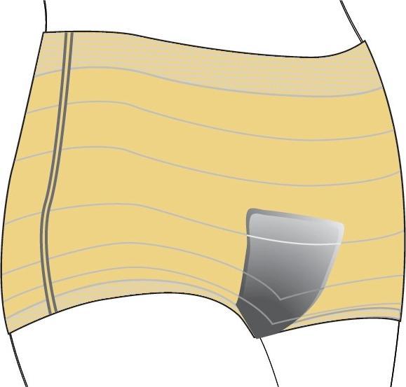 Actual product image Carriwell Hospital Briefs (One size, pack of 4)