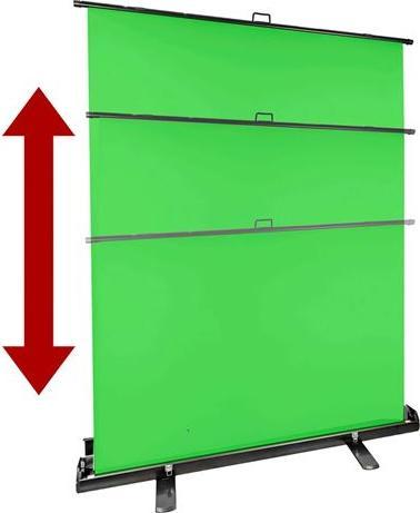 Actual product image Studioking Roll-Up Green Screen FB-150200FG 150x200 cm Chroma Green (150 cm, 200 cm)