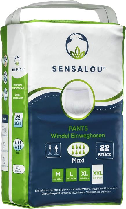 Produktbild Sensalou Windeln für Erwachsene Inkontinenz Pants (22 x, XXL)