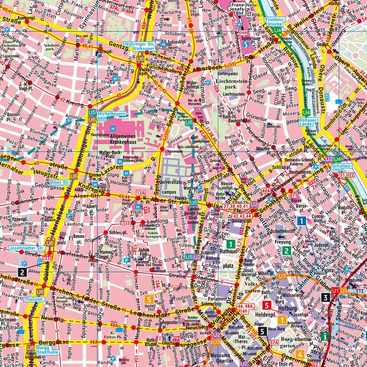Produktbild Wien, Stadtplan 1:15.000, freytag & berndt
