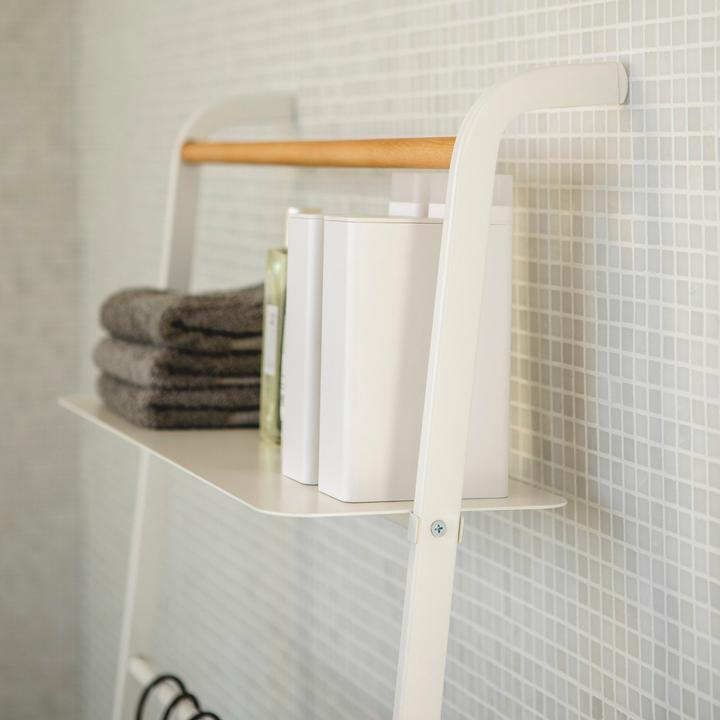 Image du produit Yamazaki Échelle à vêtement adossée avec rangement TOWER