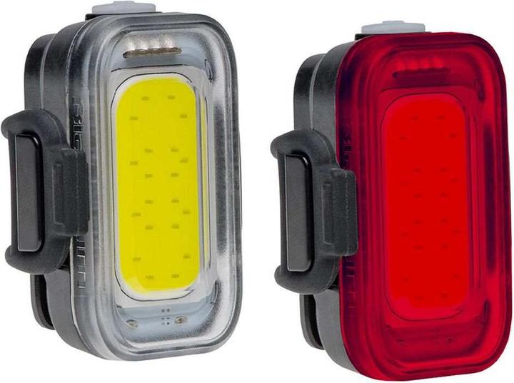 Image du produit Blackburn Grid Light Set Lampe Set avant 110 lumens, arrière 40 lumens (nouveau 2023) (110 lm, 40 lm)