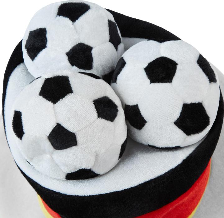 Image du produit tectake Haut-de-forme de fan de foot allemand avec ballons de foot