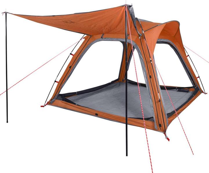 Actual product image VidaXL Camping tent 4 persons & Orange 185T Taffeta (Dome tent, 5.90 kg, 4 persons)