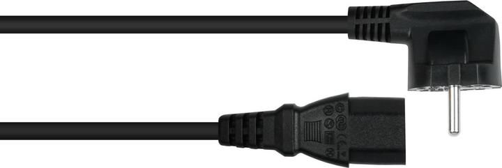 Immagine prodotto Kabelmeister Prolunga di alimentazione Spina C14/C13 nera 0,5 m (0.50 m, C13)