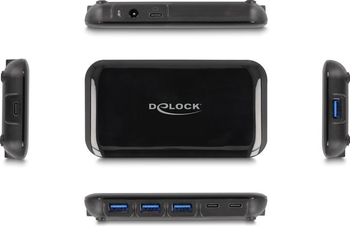 Immagine prodotto Delock Hub USB 3.2 Gen 2 a 7 porte con 4 US (USB-C, 7 Porti)