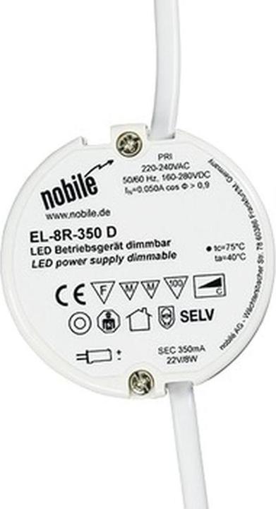 Actual product image Nobile LED control 8W 0,35A 22V PHabschn IP20 Phase section Kstgeh dyn