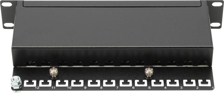 Actual product image Digitus Patch Panel 25.4cm 10inch Cat5e 12-Port shielded