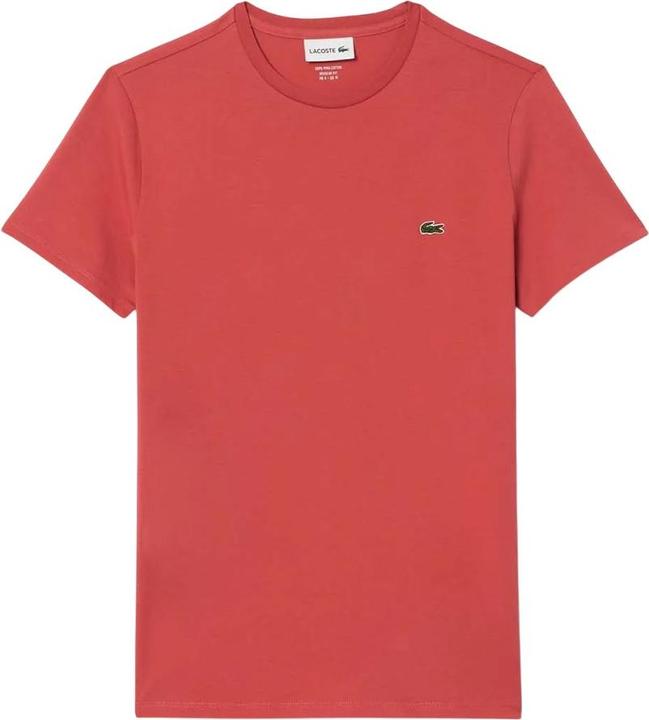 Actual product image Lacoste Mens Pima Monochrome Cotton Jersey Crew Neck T-Shirt (M)