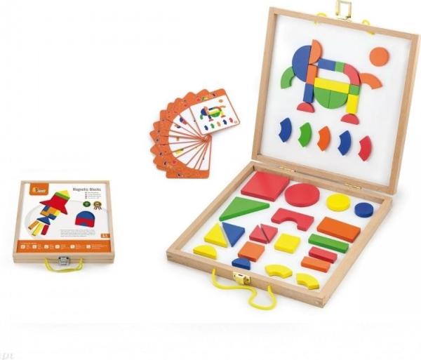 Actual product image Viga Toys Magnet shape game (Multilingual)