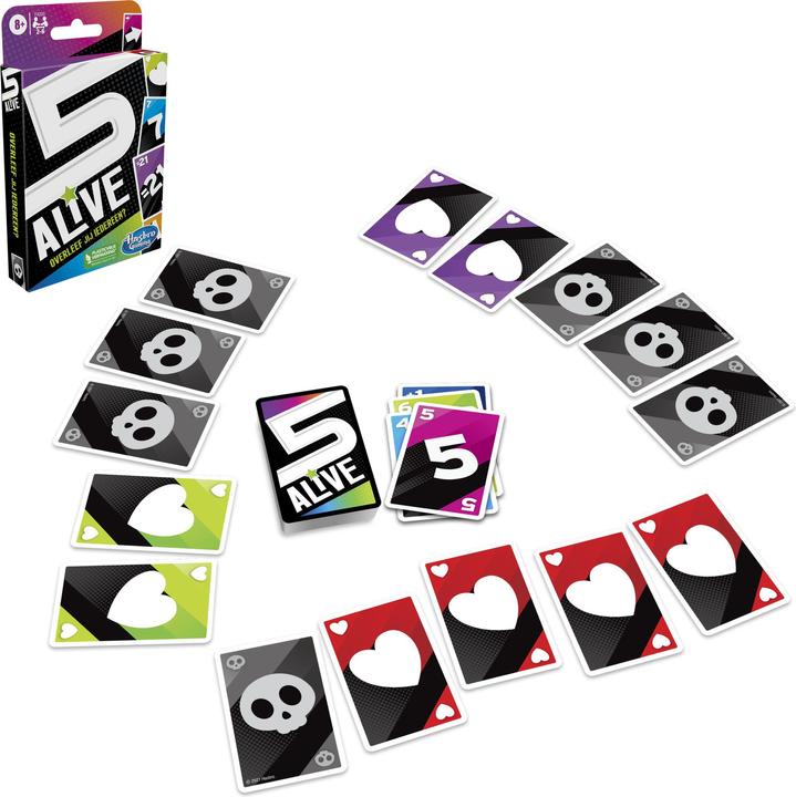 Produktbild Hasbro Gaming 5 Alive Kartenspiel (Niederländisch)