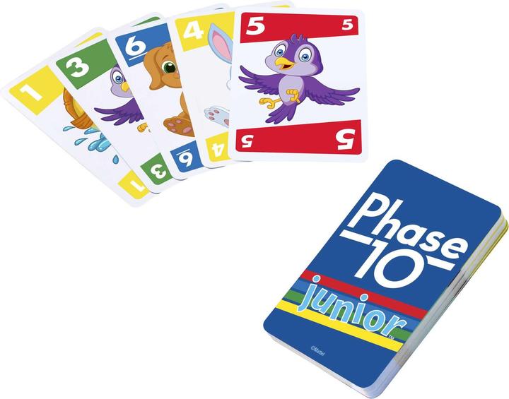 Actual product image Mattel Games Phase 10 Junior (Multilingual)