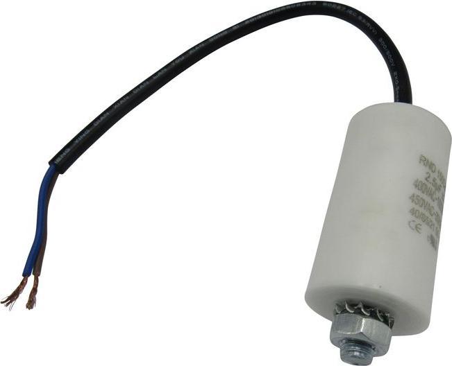 RND Components Motorkondensator 50... 60Hz M8 8uF 450V Kabel