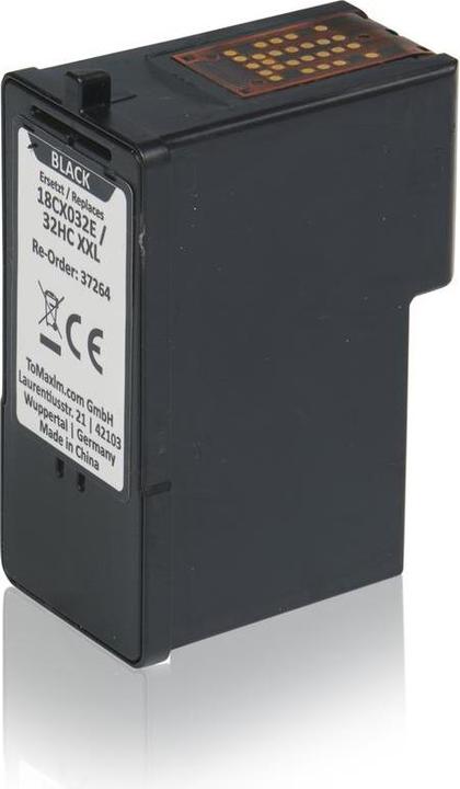 Produktbild Inkadoo Druckerpatronen kompatibel zu Lexmark 18CX032E / 32HC Druckkopfpatrone, schwarz Schwarz (BK)