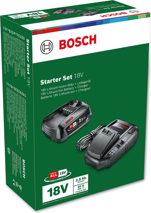 Actual product image Bosch Home & Garden Starter set 18V (2.5 Ah+AL 1830 CV) (18 V)